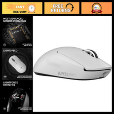 Wireless Gaming Mouse - Ultra-Lightweight, High Precision, Ergonomic Design - Wh picture