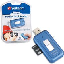 Verbatim Ver96502 CameraMate Pocket Reader Ms-ms Pro Duo Blue - New picture