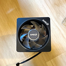 (NO CPU)AMD Wraith Prism RGB CPU Cooler Heatsink Fan Socket AM4 4-Pin 712-000075 picture