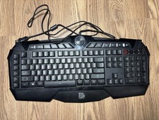 Thermaltake Tt Esports Challenger Prime Gaming Keyboard KB-CHM Red/Blue Light picture
