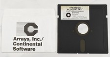 Continental Software Home Accountant Atari 1983 Floppy Disk Collectible Vintage picture