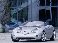 Cars mercedes benz vision sla concept convertible Desk Mat Stitched picture