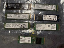 Lot of 7 Mixed Brand SSD 256GB M.2 NVMe 2280 Laptops Internal SSD picture