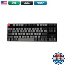 YMDK NPKC Black Gray Mixed Dolch Thick PBT 104 87 61 OEM Profile Key Caps MX picture
