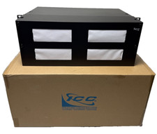 ICC 4U Fiber Optic Rack Mount Panel Enclosure, Holds 12 LGX Adapter Bulkheads picture