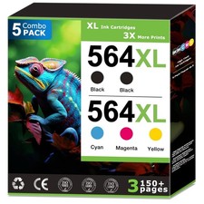 564XL Ink Cartridges for HP Printers - Ultimate Quality with 3150 Page Yield picture