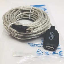 C2G-3900- CABLE TO GO 12M USB2.0 MALE FEMALE ACTIVE EXTENSION 35FT picture