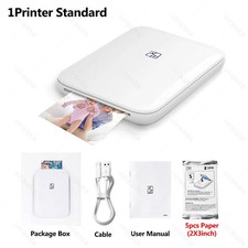 HPRT MT53 Mini Pocket Photo Printer Bluetooth Wireless for Phone 2x3in picture