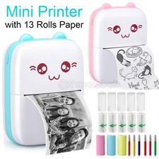 Portable Mini Thermal Printer Pocket Photo Printer Wireless Bluetooth Printing picture