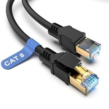Heavy-duty Cat 8 Ethernet Cable 6ft - Fast, Reliable for Indoor/outdoor Use picture