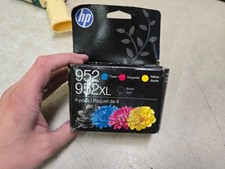 Genuine HP 952 952XL Ink 4-Pack Combo OEM Sealed Set Black Color Exp  2028 READ picture