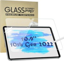 1+1 Pack Screen Protector Compatible With iPad 11th & 10th Generation, Bubble Fr picture