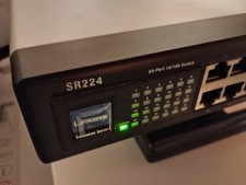Linksys Cisco SR224 24-Port 10/100 Ethernet Switch – Power Cable Included picture