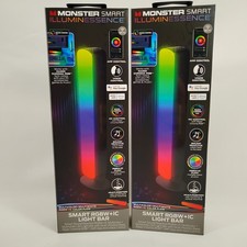 2x Monster Smart IlluminEssence RGBW+IC Light Bar Razer Chroma Sync PC Gaming picture