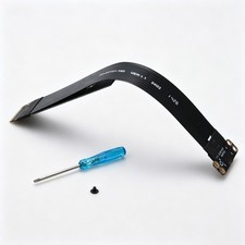 M.2 NVMe PCIe 4.0 to OCuLink SFF-8611 Adapter Cut for 42mm SSD 64Gbps 15cm FPC picture