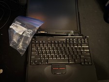 Working IBM ThinkPad 390X for Parts/Repair - Good Screen - Broken Hinge   picture