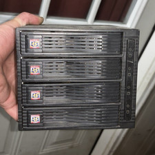 Icy Dock MB454SPF-B 4-Bay 3.5in SATA II Hot Swap Drive Cage Black picture