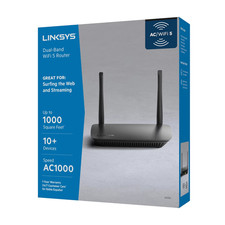 Linksys E5350 WiFi 5 Dual-Band AC1000 Router (open box) picture