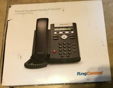 Polycom Soundpoint Desktop Telephone IP 321/355 Ring Central 2 line NEW in box picture