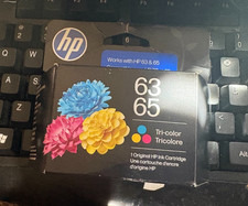 HP 63/65 Tri-color Original Ink Cartridge, B7RT2AN EXP 1.2028 picture