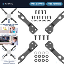 VESA Mount Adapter Kit 75/100 to 200x200mm - Universal TV Wall Bracket Converter picture