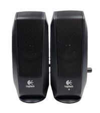 Logitech S120 S-00024 Powered Desktop PC Multimedia Speakers Tested & Working picture