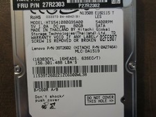 Hitachi HTS541080G9SA00 PN:0A27464 MLC:DA1519 80gb 2.5