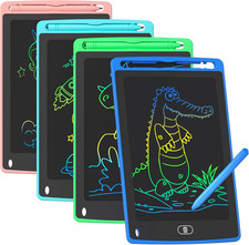 4 Pack 8.5 Inch LCD Writing Tablet Kids Doodle Drawing Board Colorful[1][2] picture