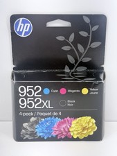 Genuine HP 952XL Black 952 Cyan Magenta Yellow OEM Ink Cartridge Exp: 2028 picture