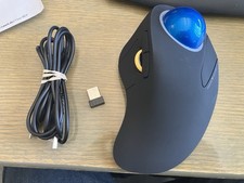 ProtoArc EM03 Wireless RF + BT Trackball Mouse - Ergonomic, Multi‑Device picture