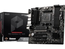 MSI PRO B550M-VC WiFi ProSeries Motherboard (AMD Ryzen 5000 Series, AM4, DDR4... picture