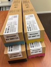 Genuine Sharp MX-36NT Toner Cartridge Set CMYK For MX 2610 2640 3110 3610 3640 picture