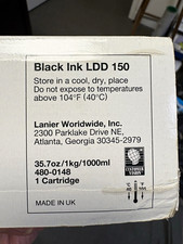 (2) Lanier Genuine/Original Black Ink Cartridge LDD 150 480-0148 For Lanier picture