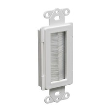 Arlington® CED135WP Cable Entry Strap Brush-Style Opening includes Wall Plate picture