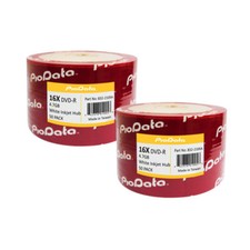 100 PC PioData 16X 4.7 GB DVD-R White Inkjet Hub Printable Disc 832-210SA picture