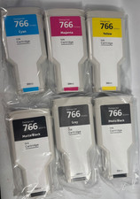 766  Ink Cartridges DesignJet, Matte Black, Grey, Photo Black,  XL3600 - 6 PACK picture