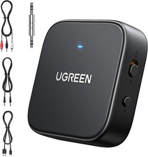 UGREEN Bluetooth 5.2 Receiver Transmitter 2-in-1 3.5mm Aux Audio Adapter TV Car picture