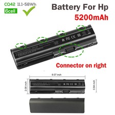 LOT 6 Cells Battery for HP Pavilion dv6 dv5 g6 g7 dm4 G72 593553-001 CQ42 Mu06 picture