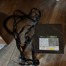 Corsair CX850M 850W 80+ Bronze Semi-Modular ATX Power Supply PSU + All Cables picture