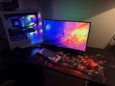 Custom/Whitebox Ryzen 7 9700x  , 32GB 1TB SSD,  Win11 White RGB Tower + 27