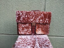 Handmade Bag Leather Briefcase Hair On cowhide picture