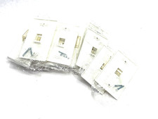 Monoprice 6725 1-Gang Wall Plate for Keystone, 1-Port WPK-1 LOT OF 16 picture