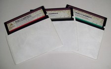 Set of 3 AOL Version 1.3 Install Disks for DOS Compatible Computers Untested picture