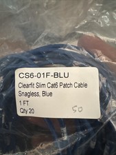 Clearfit Slim Cat6  Patch Cable 1 FT picture