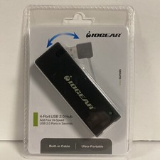 IOGEAR GUH285W6 Compact 4-Port USB 2.0 Travel Hub - Up to 480 Mbps Transfer picture
