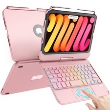 TaIYanG iPad mini Keyboard Case for Mini 6/7 8.3 Inch , 360° Rose Gold picture