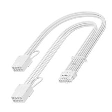 PCI-e 5.0 12VHPWR Extension Cable30cm/1ft 1612+4 Pin Male to PCIE 5.0 2x86+2 ... picture