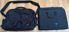 Tom Bihn Super Ego Messenger Bag + 2XL Brain Cell Laptop Case Made USA Rare picture