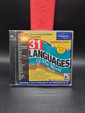 Transparent Language: 31 Languages of the World CD-ROM Windows Mac 2-Disc Set picture