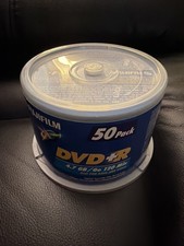 Fuji Film DVD-R 4.7 GB/Go 120 Minutes - 25 Pack - New Sealed picture